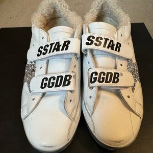 Golden Goose Super Star Shearling Sneaker - Size 36. Never worn